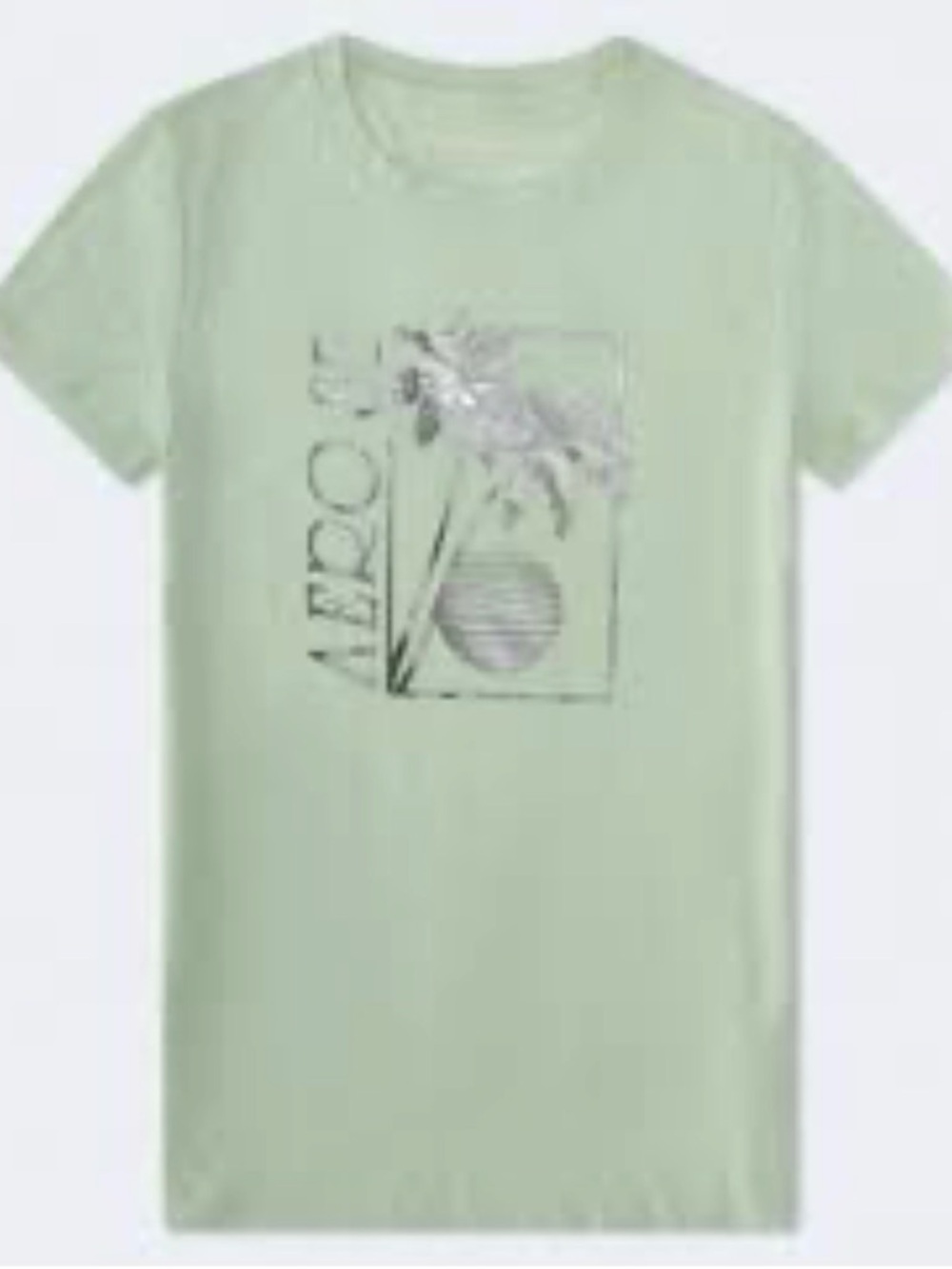 Aero 87 Palm Sunset Foil Graphic Tee size L